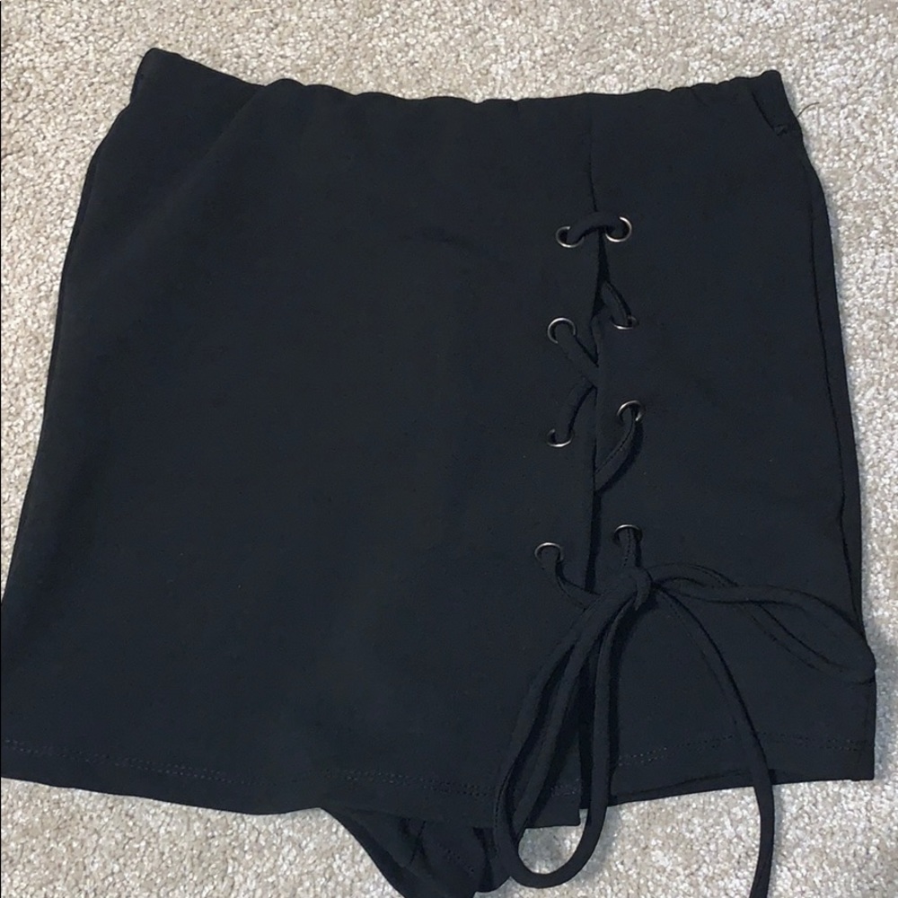 Lace up skort